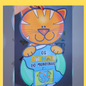 🐯 Avental: Os animais do Mundinho🐼