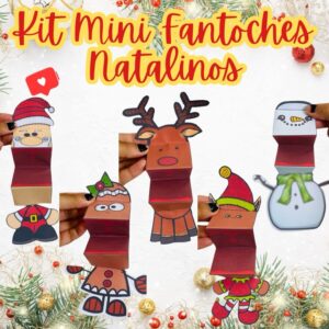 KIT MINI FANTOCHES NATALINOS