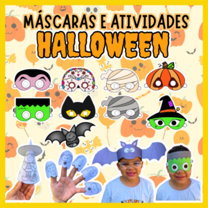 MÁSCARAS E ATIVIDADES - HALLOWEEN
