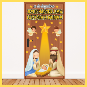 PAINEL DE PORTA - NATAL CRISTÃO