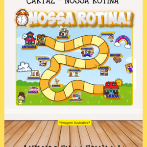 CARTAZ - NOSSA ROTINA ⏰