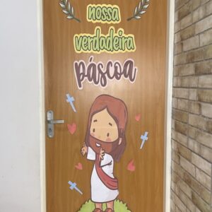 Painel porta - Páscoa Cristã