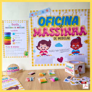 OFICINA DE MASSINHA DE MODELAR