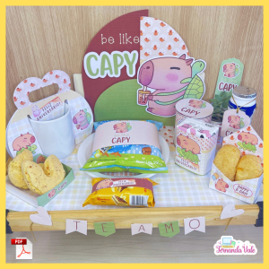 Kit Café da Manhã - Capivara