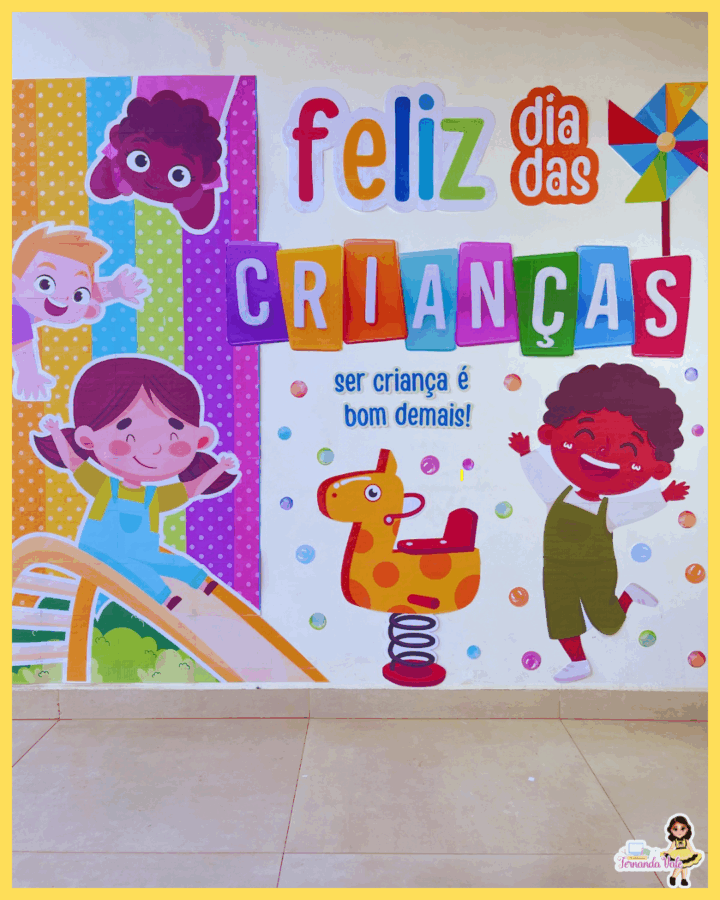Painel + Brincadeiras - Dia das Crianças - Imagem 6