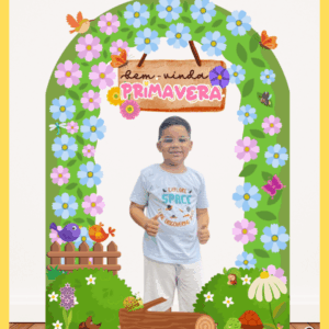 Painel Vazado - Bem-vinda Primavera