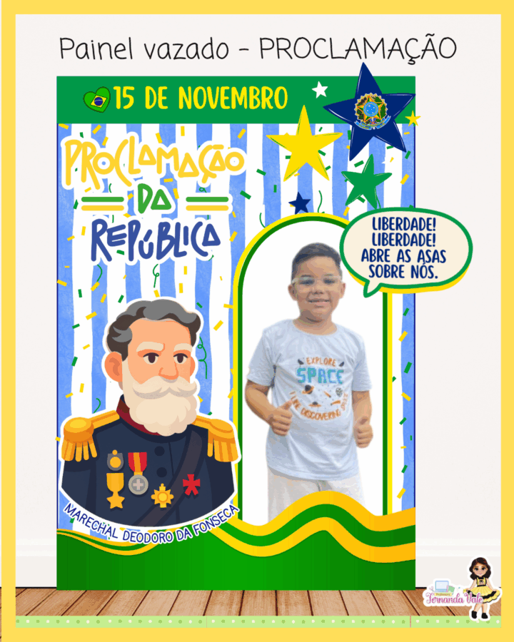 PAINEL VAZADO - PROCLAMAÇÃO DA REPÚBLICA