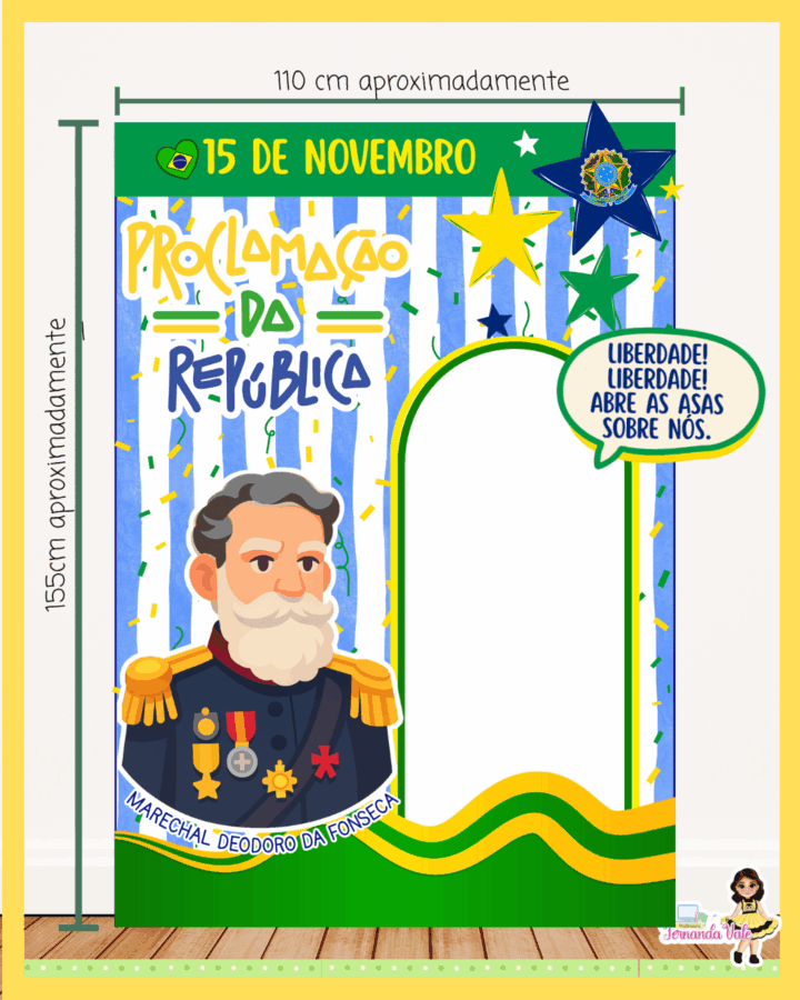 PAINEL VAZADO - PROCLAMAÇÃO DA REPÚBLICA - Imagem 2