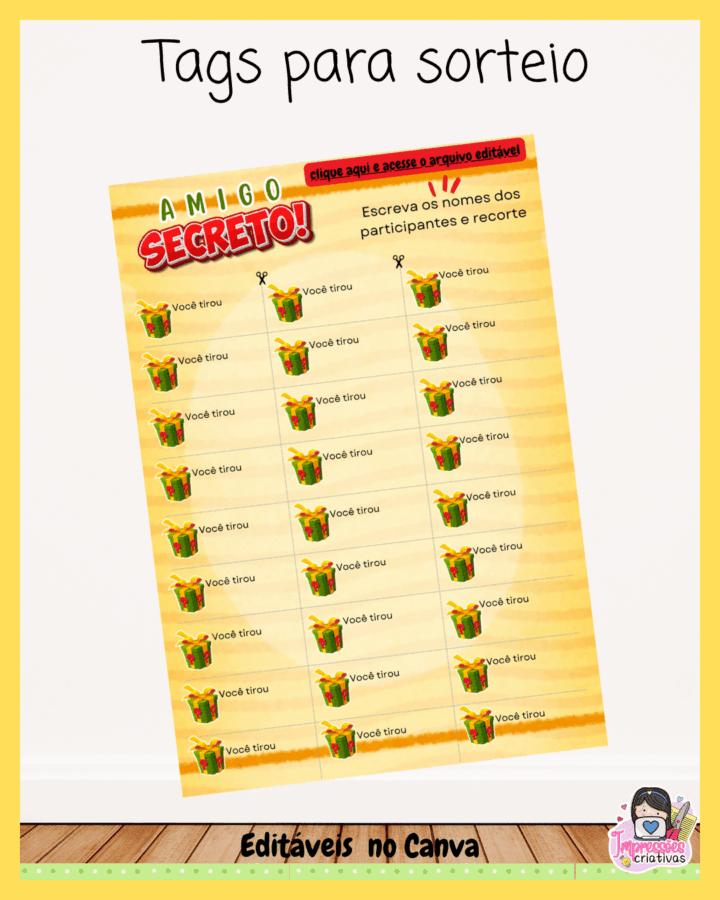 Kit - Amigo Secreto - Imagem 4