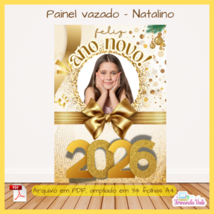PAINEL VAZADO - Ano Novo Dourado