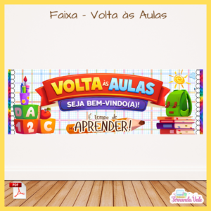 Faixa - Volta às Aulas