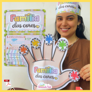 Luva Musical - Família das cores