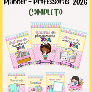Planner 2026 - Professoras