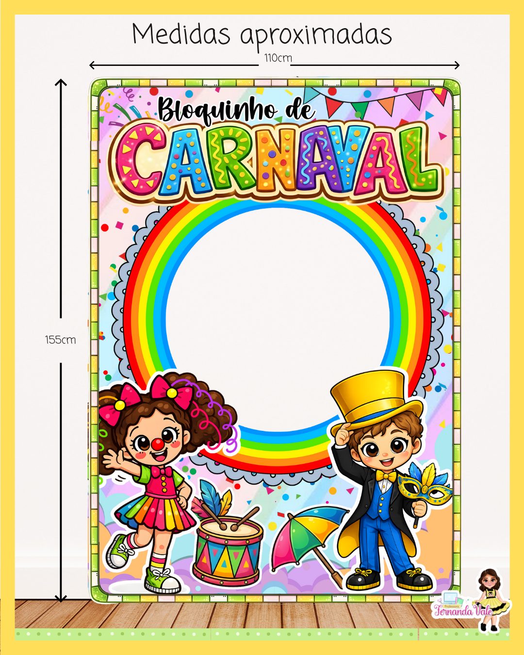 Painel Vazado - Carnaval - Imagem 2
