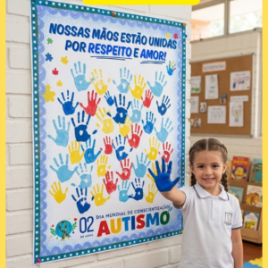 Cartaz Coletivo - Dia Mundia de Cosncientização do Autismo