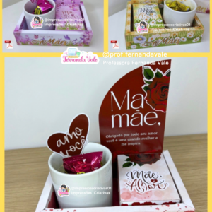 Mini caixas Cenário - DIA das mães