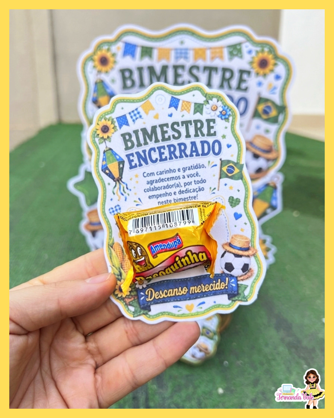 Painel + Decoração para cesta - Encerramento de BIMESTRE - Imagem 2