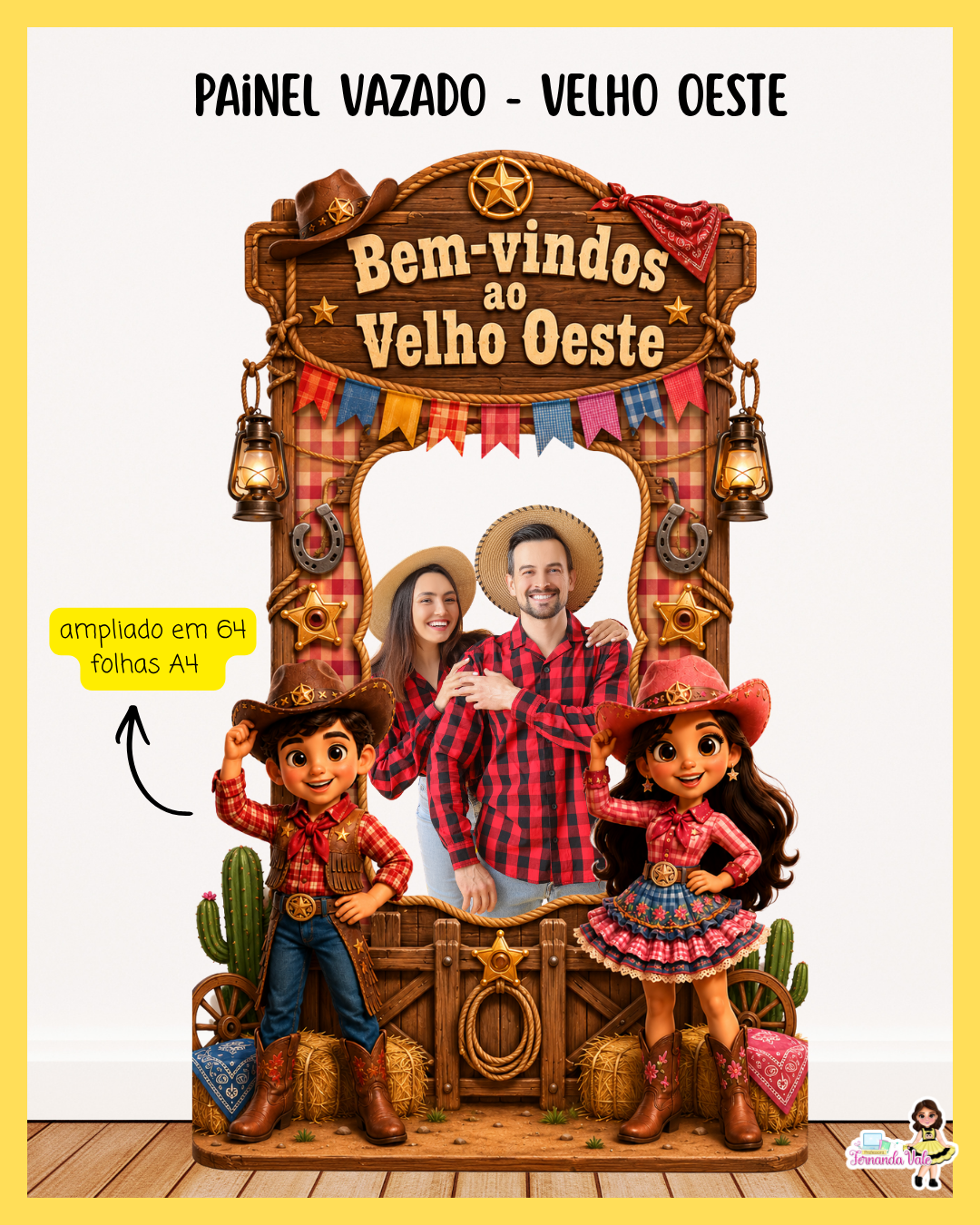 🤠🌵 Painel Vazado – Velho Oeste 🌵🤠