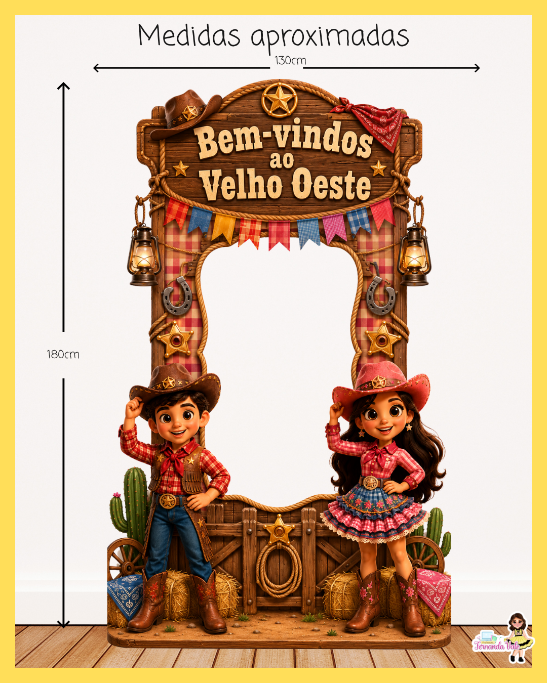 🤠🌵 Painel Vazado – Velho Oeste 🌵🤠 - Imagem 2