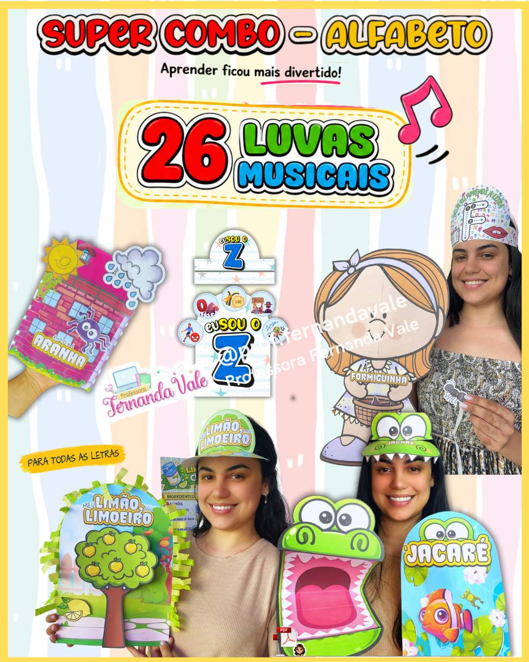 (SOMENTE HOJE R$ 14,90) SUPER COMBO - ALFABETO PEDAGÓGICO - Imagem 2