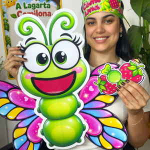 Recurso 2 em 1 – História e Música “A Lagarta Comilona” 🐛🦋
