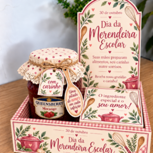 Mini Caixa Cenário - Merendeira ROSA