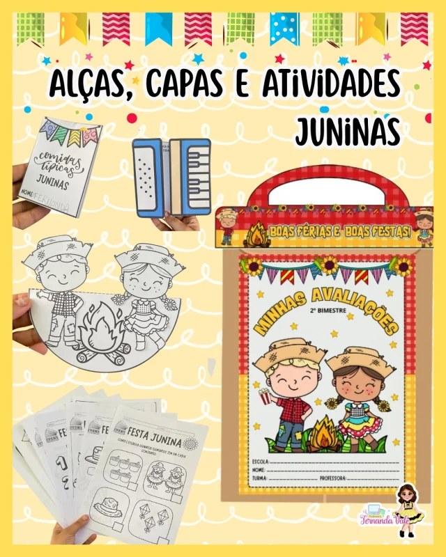 ✨🤠“Alças, capas e atividades juninas” ✨🤠

 disponíveis em PDF!
Tudo prontinho pra imprimir e arrasar nas comemorações!
Perfeito para deixar sua festa ainda mais linda, divertida e educativa! ✨🎉”

🔗 Escreva “quero” que te envio o link de compra.
#FestaJunina #MaterialJunino #AtividadesJuninas #PDFEducativo #JuninoDivertido #ProntoPraImprimir #EducaçãoComAmor