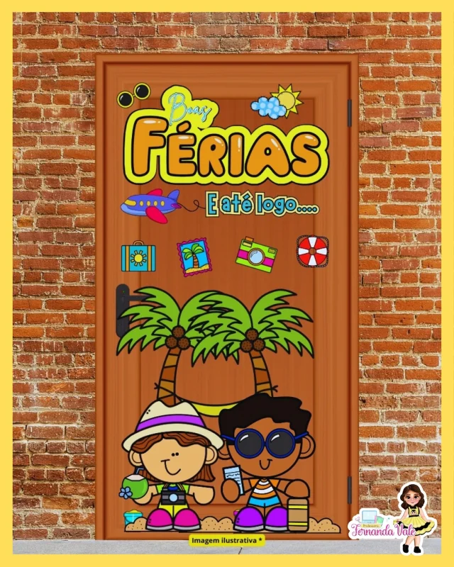 🌞✨ MINI KIT - FÉRIAS ✨🌞
Já disponível em PDF pra facilitar sua vida, profe!
Inclui: decoração de porta, bilhetinho, lembrete de pulso, moldura e coroa 💌👑
Tudo prontinho pra deixar a despedida de férias ainda mais especial e inesquecível! 💖📚
⠀
📎 Arquivo em PDF – é só baixar, imprimir e usar!

Comenta "gostei" que te envio o link

#FériasEscolares #KitFérias #ProfessoresCriativos #EducaçãoComAmor #DecoraçãoDeSala #MaterialPedagógico