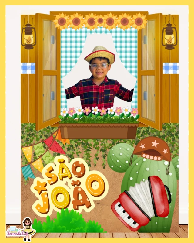 🎉 PAINEL VAZADO - SÃO JOÃO 💥
Aquele cantinho perfeito pra tirar fotos divertidas e entrar no clima da festa! 🌽🎶
Colorido, alegre e pronto pra encantar os pequenos (e os grandões também!) 💛💚

📥 Arquivo disponível em PDF e pronto para impressão!

🔗 Comenta "quero" que te envio o link de compra.

#SãoJoãoNaEscola #PainelJunino #EducaçãoComAmor #FestaJunina #MaterialPedagógico #ProfessoresCriativos