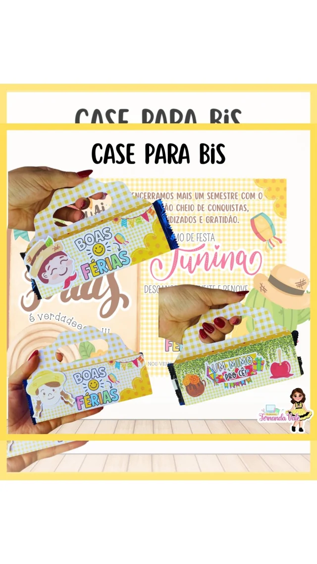 🌴🍫 Case para Bis - Férias ☀️✂️
Mais uma fofura pra fechar o semestre com chave de ouro! Essa case personalizada para BIS é perfeita pra entregar um mimo cheio de carinho nas despedidas de férias 🥰💌

📄 Arquivo disponível em PDF
✨ Pronto para imprimir e encantar!

🔗Comenta "quero" que te envio o link de compra .

#CaseParaBis #LembrancinhaFérias #FériasEscolares #EncerramentoEscolar #MimoComCarinho #MaterialEducativo #PDFParaImprimir