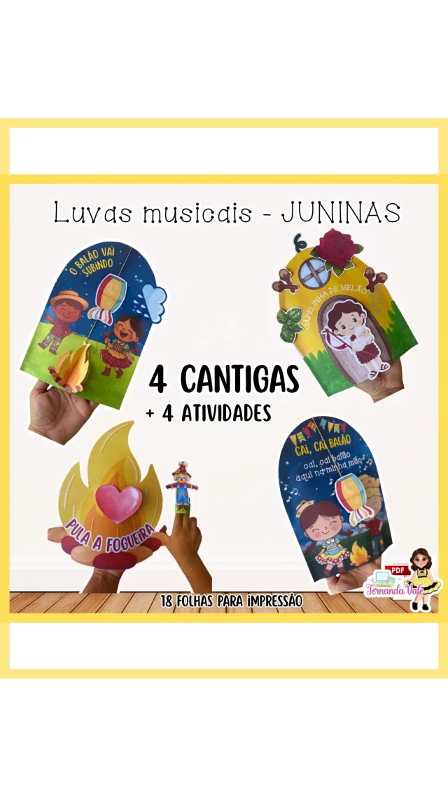 R$ 5,00 ⚠️**SOMENTE HOJE**⚠️

🎵 A musicalização na Educação Infantil vai muito além da diversão!
Ela desenvolve a linguagem, a coordenação motora, a criatividade e até o raciocínio lógico das crianças.
Cada ritmo, som e canção é um convite ao aprendizado com afeto e encantamento 💛

🔗 Comenta "quero" que te envio o link de compra.

#luvamusical #cantigajunina