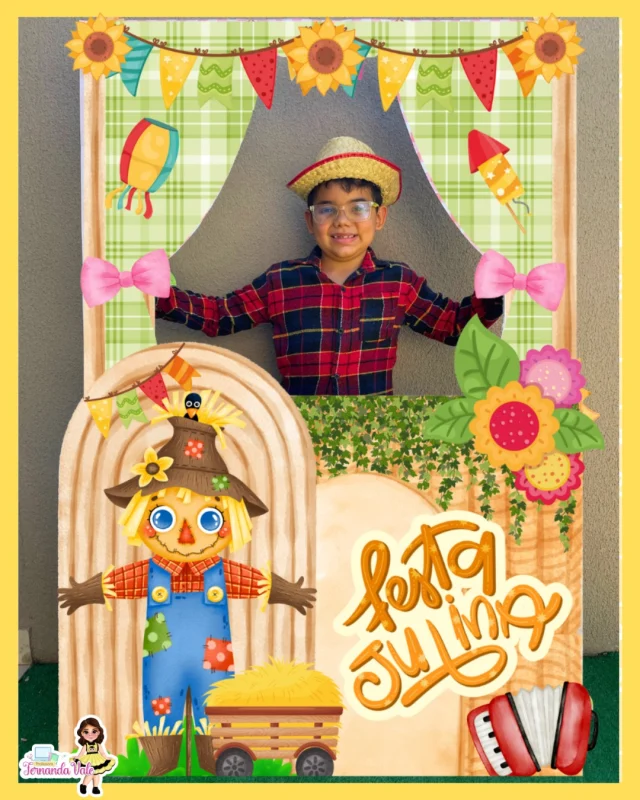 🎉 Painel Vazado - JULINO 🎉
Perfeito para deixar as fotos ainda mais divertidas! 📸✨
Ideal para registrar os melhores momentos da sua festança com muito charme e alegria!
🌽🎈🌟 Arquivo em PDF, prontinho pra imprimir e arrasar na decoração!

- Comenta "QUERO" nos comentários que te envio o link de compra.
- Ou clique no link da BIO para mais informações.

#festajulina🔥 #paineljulino #decoracaojulina #ArraiáDivertido #PDFEducativo #PainelParaFotos