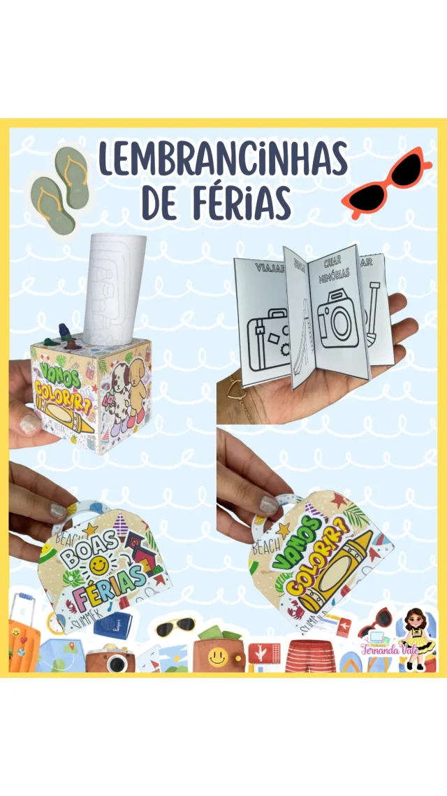 🎁✨ Lembrancinhas de FÉRIAS!
Porque todo fim de semestre merece um mimo cheio de carinho! 💛
Ideias criativas, coloridas e prontinhas para encantar os pequenos antes do merecido descanso! 😍🌴✏️
📎 Disponível em PDF | Pronto para imprimir!

#LembrancinhaDeFérias #FimDeSemestre #CarinhoQueMarca #EducaçãoComAmor #ProfessoresCriativos #PDFEducativo