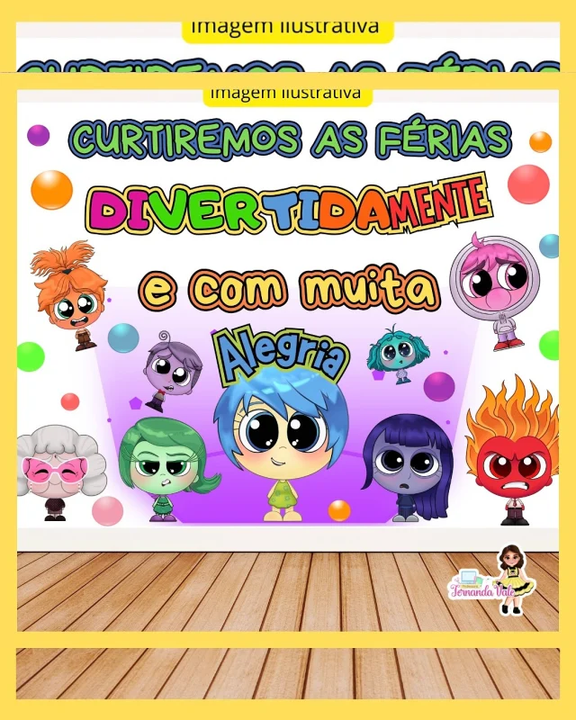 🎉 PAINEL DE FÉRIAS – DIVERTIDAMENTE 🧠🌈
Deixe sua sala cheia de cor, emoção e diversão com esse painel inspirado no filme Divertida Mente!
✨ Perfeito para celebrar o encerramento do semestre com criatividade!

📌 Somente R$ 6,00
Arquivo em PDF, pronto para imprimir!

🔗Comenta "quero" nos comentários que te envio o link.

#PainelDivertidamente #FériasChegando #MateriaisEducativos #ProfessoresCriativos #PDFParaImprimir