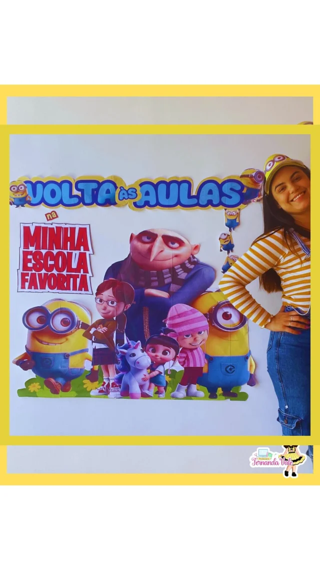 🚨 ATENÇÃO, PROFESSORA! 🧑‍🏫💙
O Mini Kit Volta às Aulas - Meu Malvado Favorito já está disponível em PDF e tá simplesmente… UM MÍNIMOOO DE AMOR 🟡💙

✨ Painel fofo, moldura, Viseiras e tags — tudo com os Minions pra deixar o recomeço das aulas mais leve, divertido e inesquecível! 😍

📩 Pronto pra imprimir e arrasar na recepção dos pequenos!
⠀
🛒 Corre garantir o seu! Link na bio ou chama no direct!

#voltaaasaulas #meumalvadofavorito #kitvoltaaasaulas #professoraorganizada #minionsnaescola #pdfparaimprimir #professoresincríveis #kitboasvindas