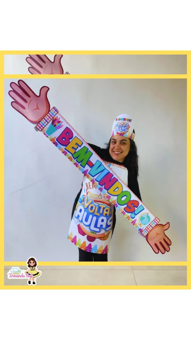 🎒✨ Kit Acolhida – Volta às Aulas ✨🎒
Disponível em PDF prontinho pra imprimir! 🖨️

👕 Avental acolhedor
👑 Coroa divertida
🤗 Braço do Abraço para espalhar carinho

Garanta o seu e receba seus pequenos com muito amor e alegria nesse recomeço! 💖

🔗 Comenta "quero" que te envio o link de compra.

#VoltaÀsAulas #KitAcolhida #EducaçãoInfantil #recepçãoacolhedora #professorafernandavale