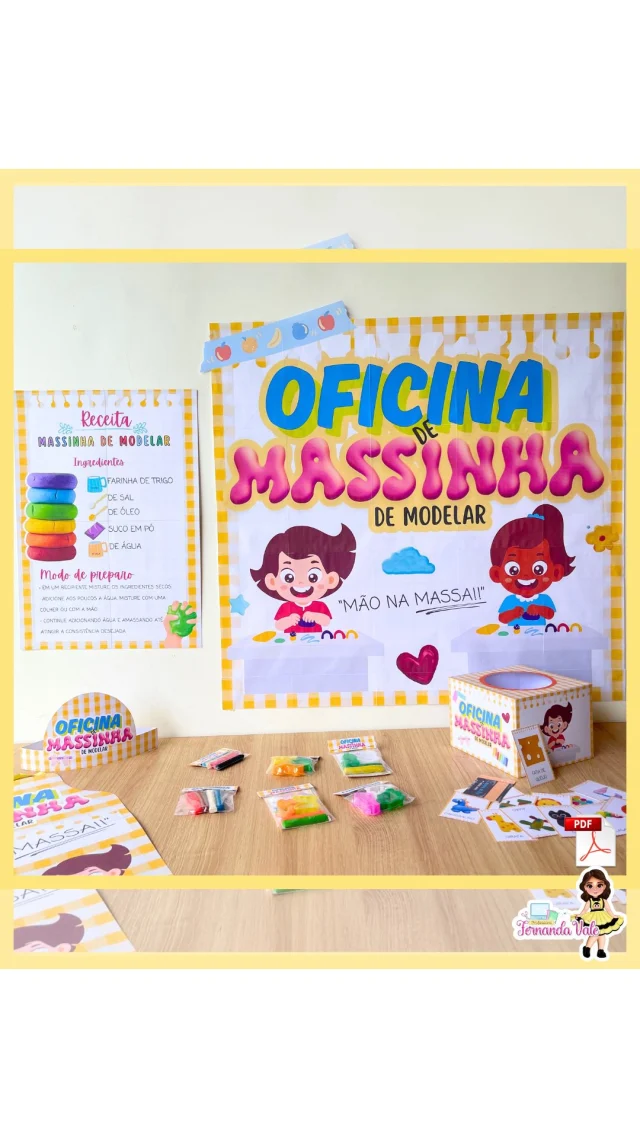 ✨ OFICINA DE MASSINHA DE MODELAR ✨ 

🖨️ ARQUIVO EM PDF, PRONTO PARA IMPRESSÃO.

🔗 Comenta "GOSTEI" par receber o link de compra.

#OficinaDeMassinha
#MassinhaDeModelar
#AprenderBrincando
#EducaçãoInfantil
#AtividadeSensorial
#DesenvolvimentoInfantil
#MãosNaMassinha
#BrincarÉAprender
#AtividadeLúdica
#CriatividadeInfantil
#EducadoresCriativos
#ProfessoresDeInfantil
#Psicomotricidade
#CantinhoDaMassinha
#InspiraçãoPedagógica
#professorafernandavale