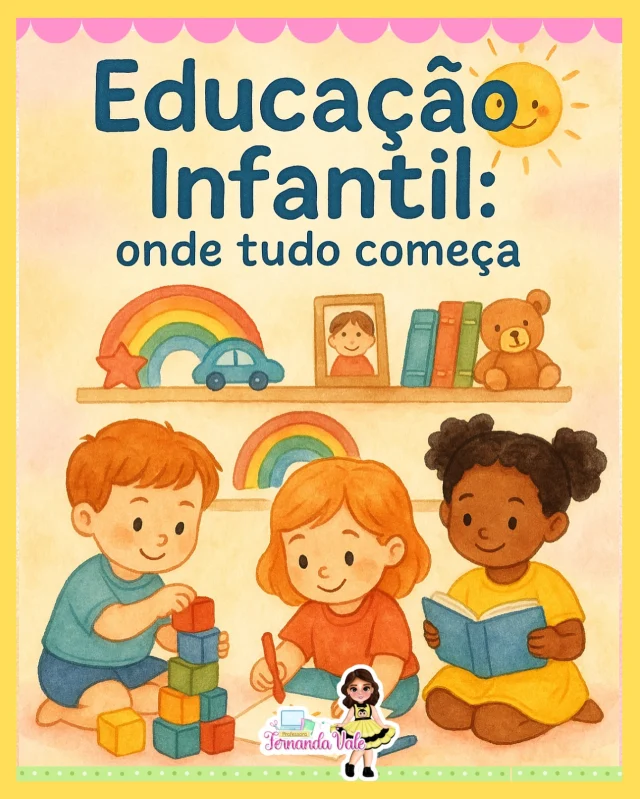 📚✨ Educação Infantil: onde tudo começa!
É na infância que as bases do desenvolvimento emocional, cognitivo e social são construídas. Cada brincadeira, desenho ou leitura é uma oportunidade de aprendizagem significativa. 💛

Ambientes ricos em estímulos e afeto fazem toda a diferença no desenvolvimento integral da criança. 🌈👧🏾👦🏼👧🏻

#EducaçãoInfantil #DesenvolvimentoInfantil #AprenderBrincando #Neuroeducação #InfânciaFeliz #PedagogiaComAmor #PrimeiraInfância #EducarComAfeto