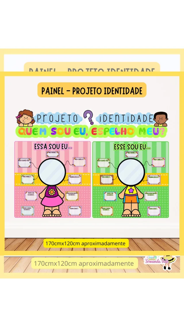 ✨ ✨ PAINEL - PROJETO “QUEM SOU EU?”
Um cantinho especial para valorizar a identidade de cada criança! 💛
Ideal para iniciar o ano letivo ou trabalhar o autoconhecimento de forma divertida e afetiva!
🌟 Disponível em PDF para impressão

Comenta "quero" que te envio o link de compra.

#QuemSouEu #EducaçãoInfantil #IdentidadeNaInfância #VoltaÀsAulas #PainelEducativo #Maternal #PréEscola #AtividadesInfantis #Autoconhecimento #AprenderBrincando #ProfessoresCriativos #PDFEducativo #MaterialPedagógico